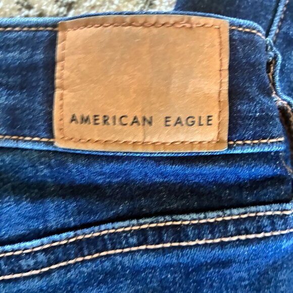 American Eagle Next Level Hi-Rise Flared Jeans Size 14 Short - Y2K style, Retroc - Picture 3 of 9